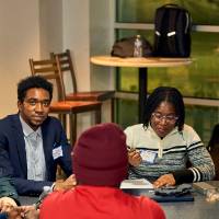 International Anchor Allies Winter 2026 First Mixer  - ship in a discussion